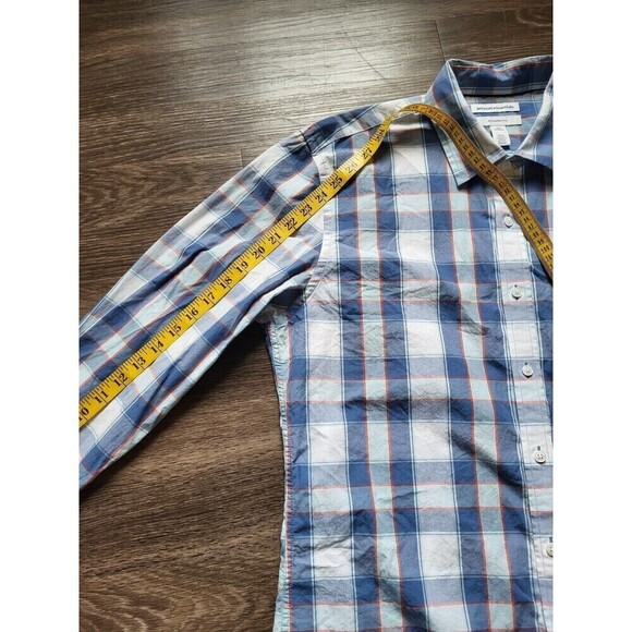 Amazon Essentials Slim Fit Long Sleeve Plaid Button Up Shirt Mens Size Large - Picture 6 of 6